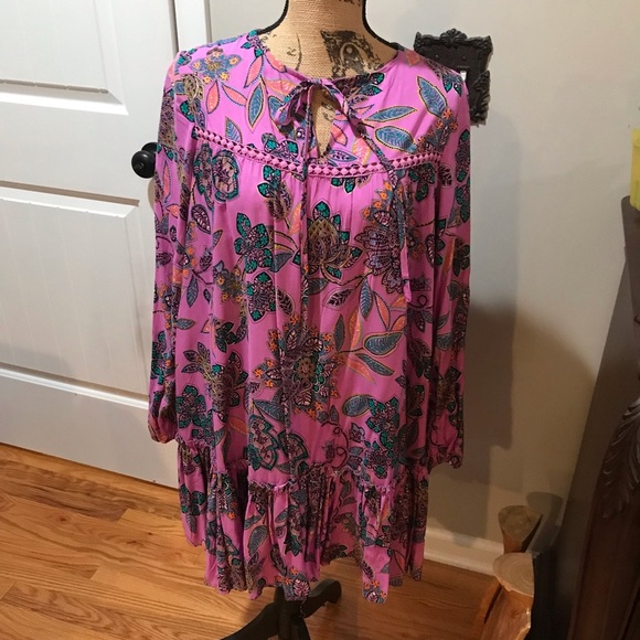 🌸Boho Print Dress - Picture 1 of 9